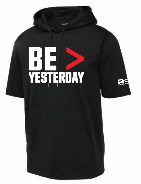 Be > Yesterday Short Sleeve Hoodie